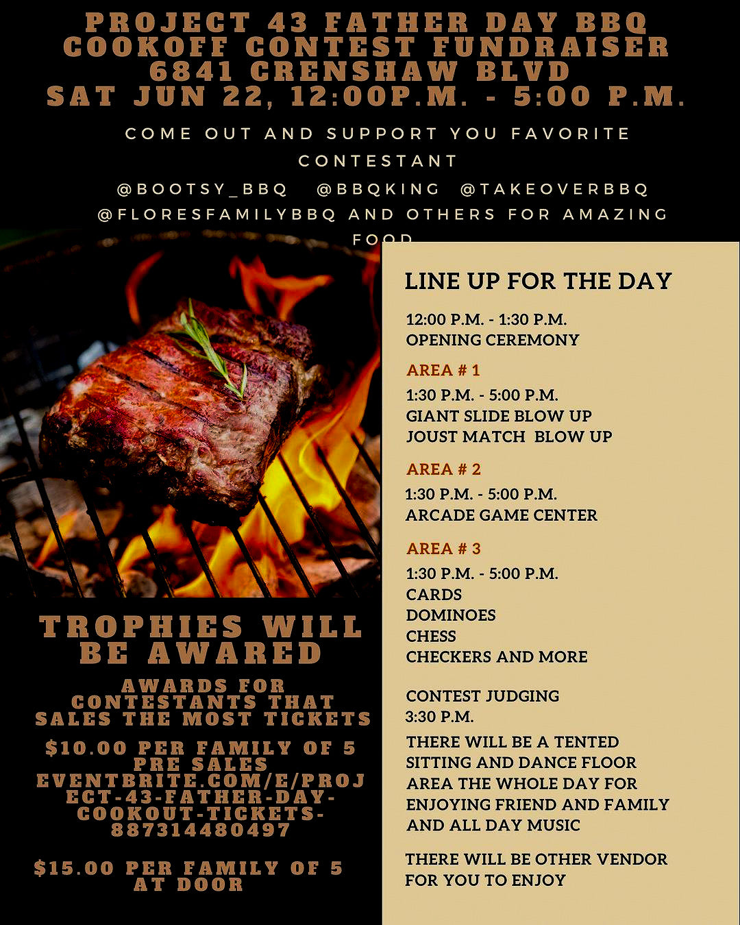 FATHER’s DAY BBQ COOK OFF CONTEST