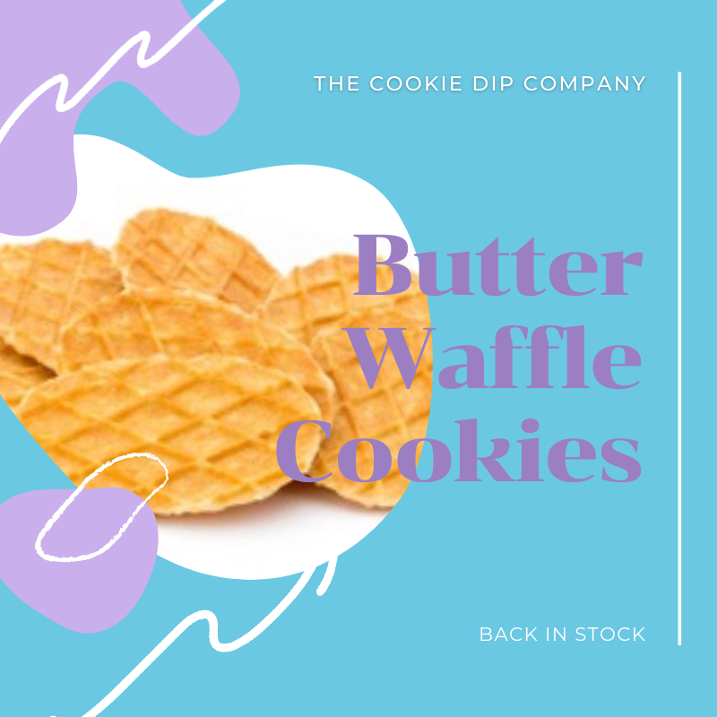 Butter Waffle Cookies - Butter Biscuits - The Cookie Dip Company